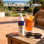 Flesje 250ml SPF30 microplasticvrije zonnebrandcréme